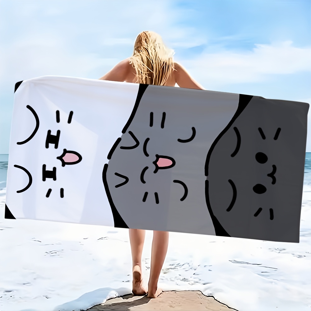 Wellness Spa With Hotel - Manta de Banho Estética Minimalista com