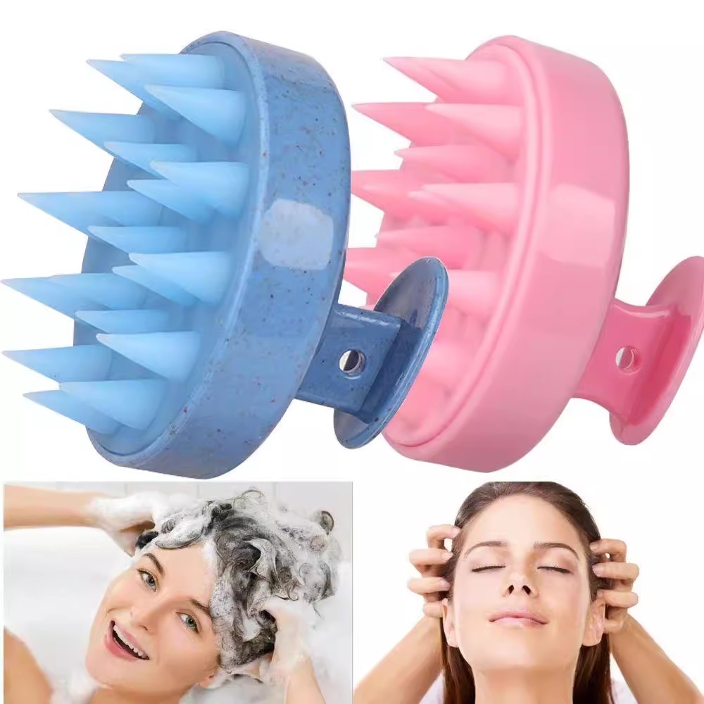 Hair Spa Wellness - Escova de shampoo de silicone, pente