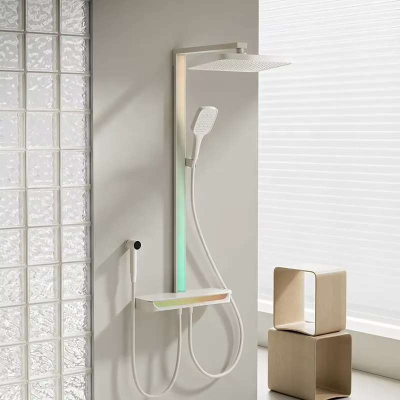Spa & Wellness Paradies Braunschweig - Conjunto de Chuveiro Digital de Latão