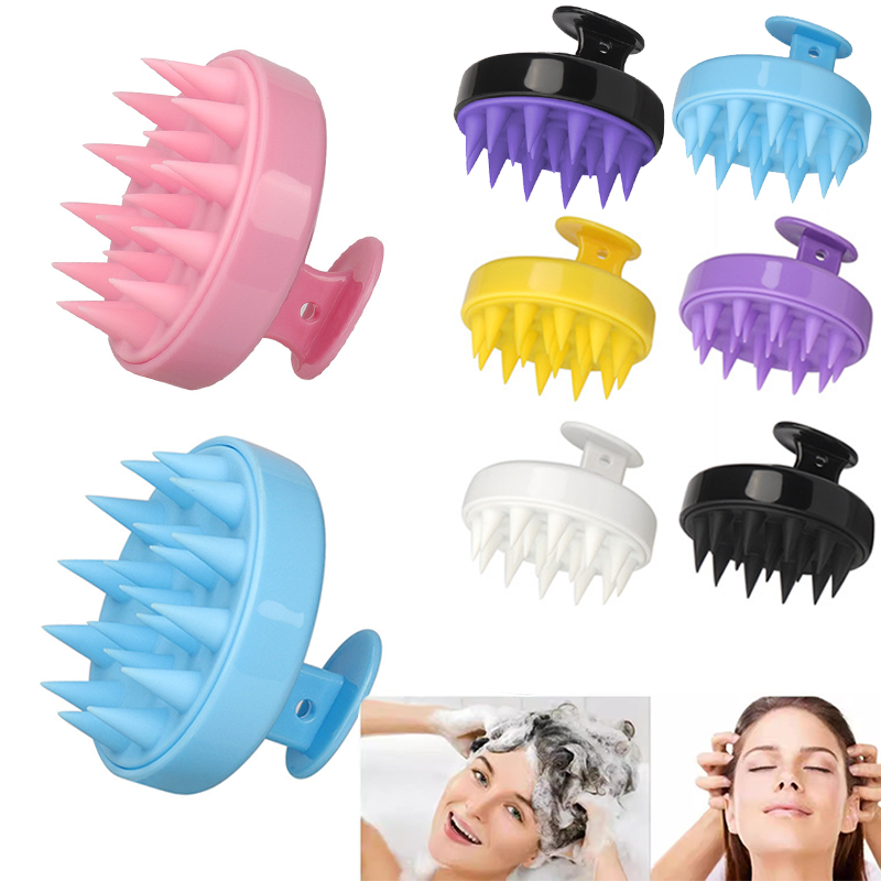 Escova de shampoo de silicone, - Hair Spa Wellness avaliação e preço