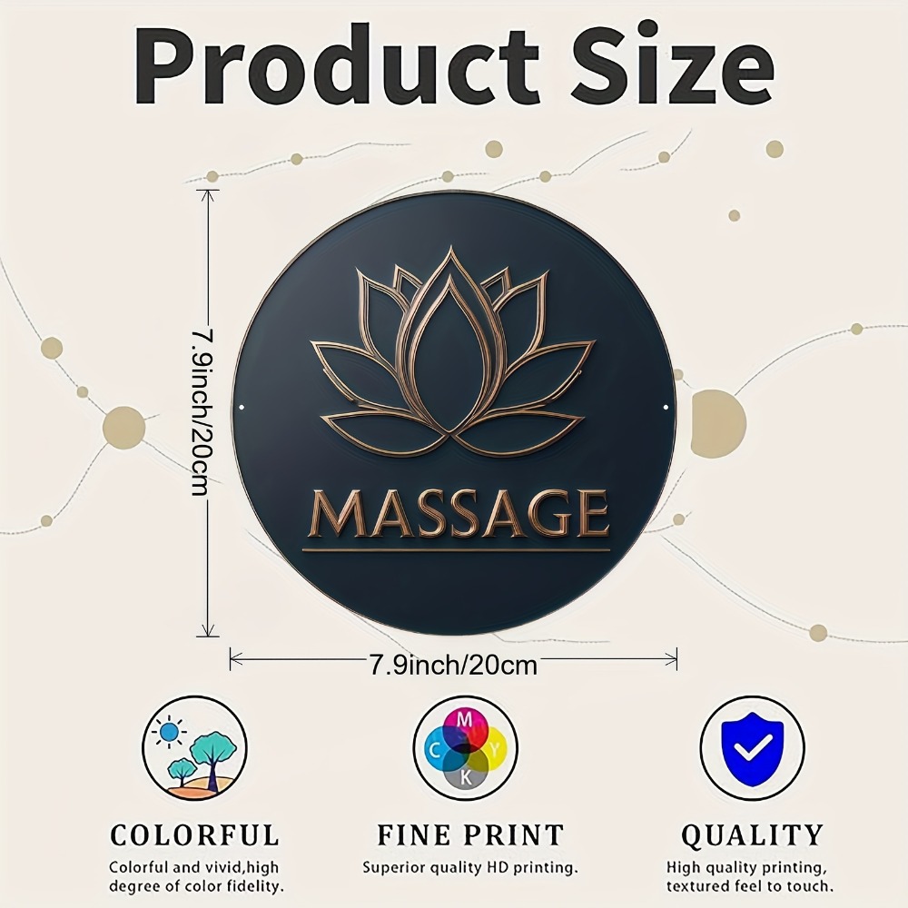 Placa de Parede Minimalista Re - Spa Wellness Yoga avaliação e preço