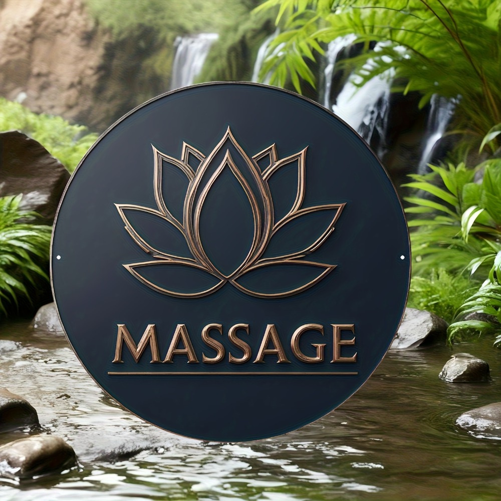 Placa de Parede Minimalista Re - Spa Wellness Yoga avaliação e preço